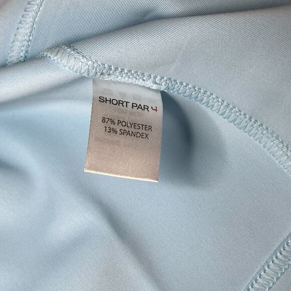 NWT Short Par 4 Golf Performance Pullover 1/4 Zip Powder Blue Mens XL Athleisure - Picture 6 of 6